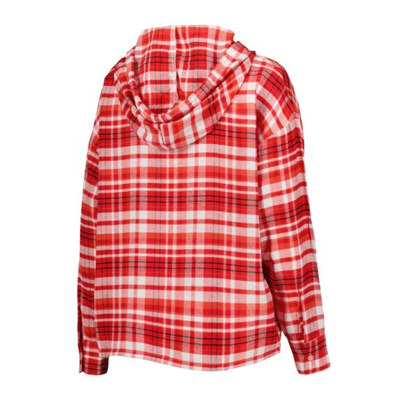 NEW Ohio State Buckeyes Concepts Sport Lightweight Flannel Plaid Hoodie Small - Picture 4 of 11